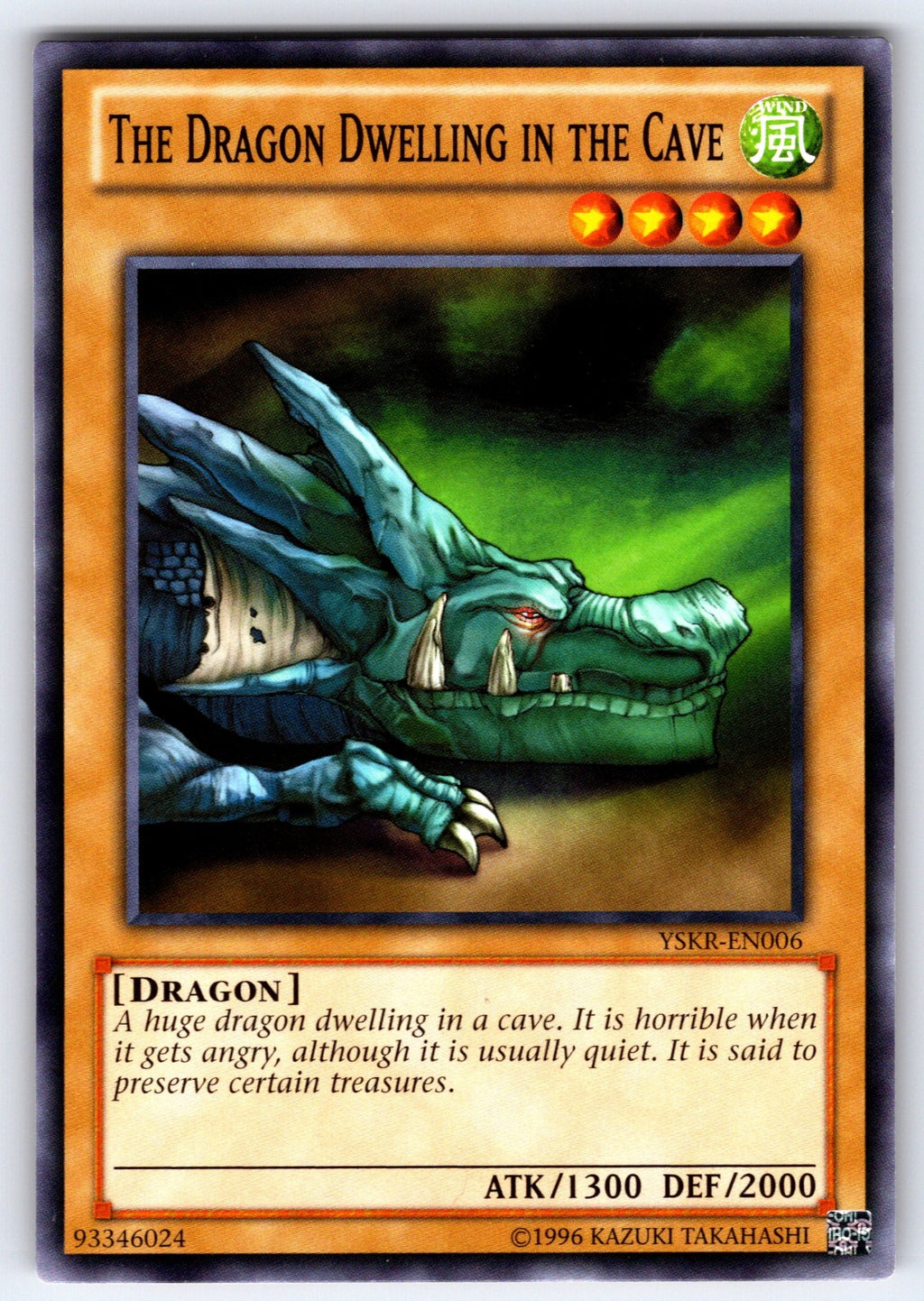 The Dragon Dwelling in the Cave Unlimited Common Starter Deck: Kaiba Reloaded YS