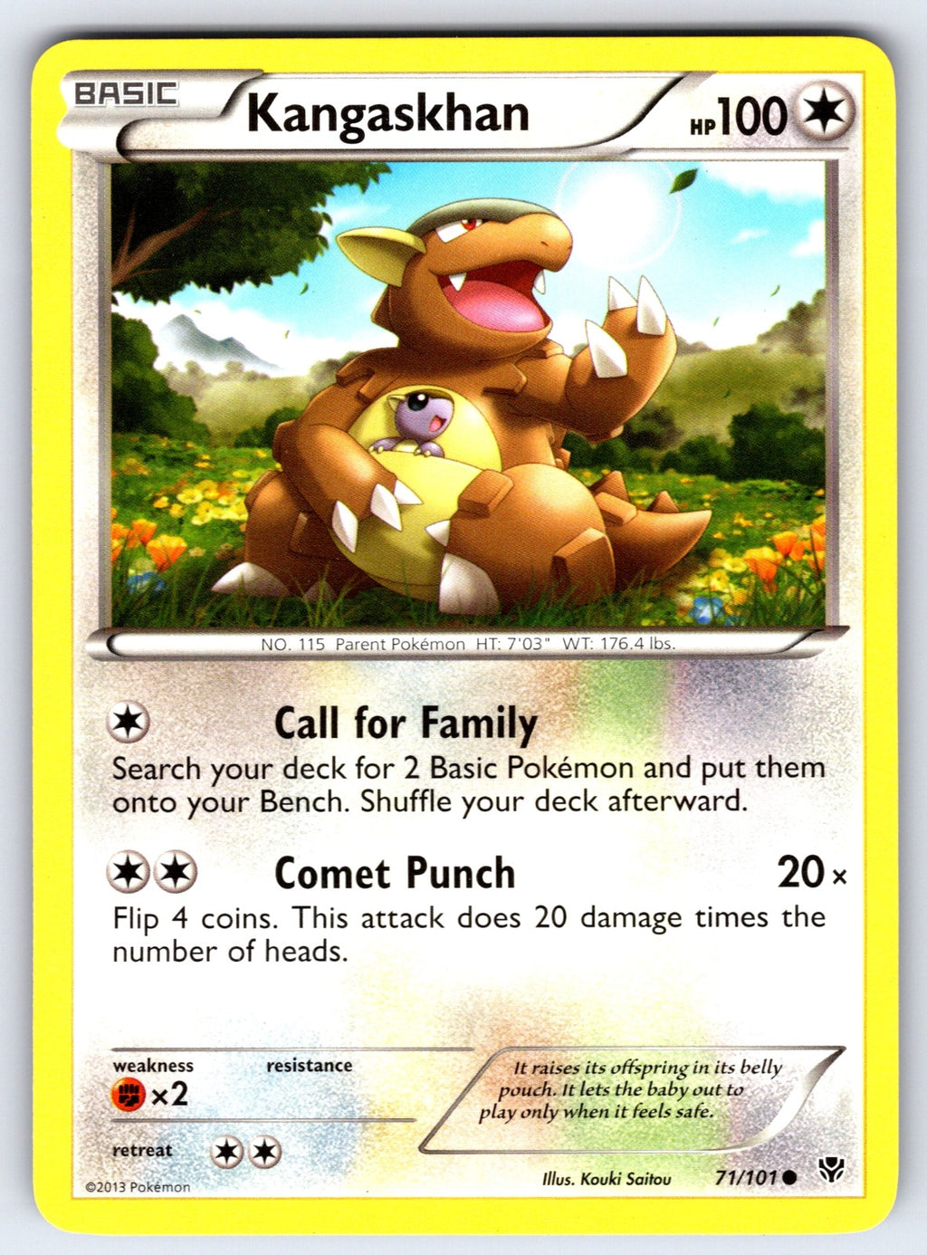 Kangaskhan Holo Classic Collection Trading Card Game Classic 017/034 LP 2023