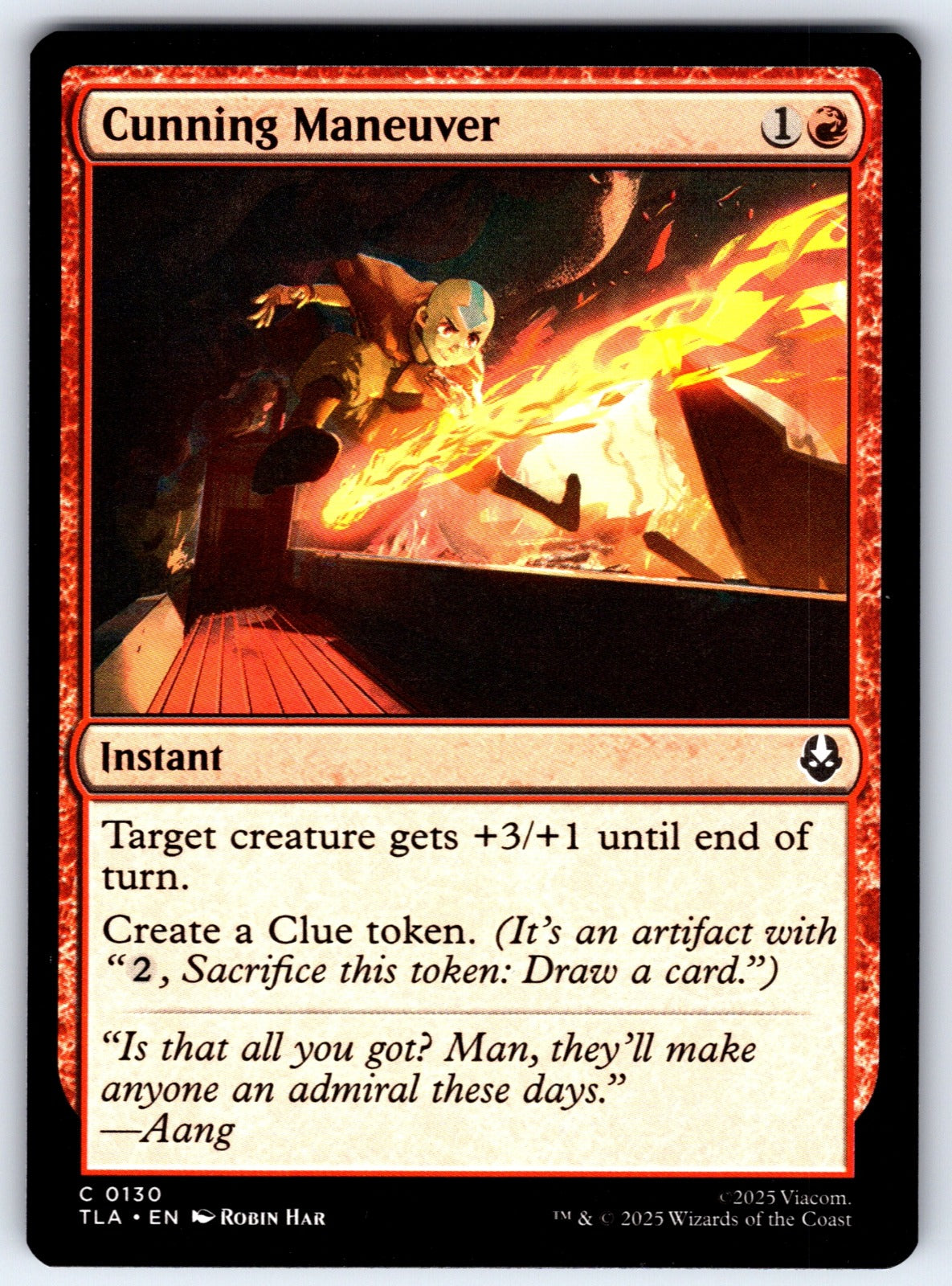 Cunning Maneuver C Avatar: The Last Airbender 130 NM 2025