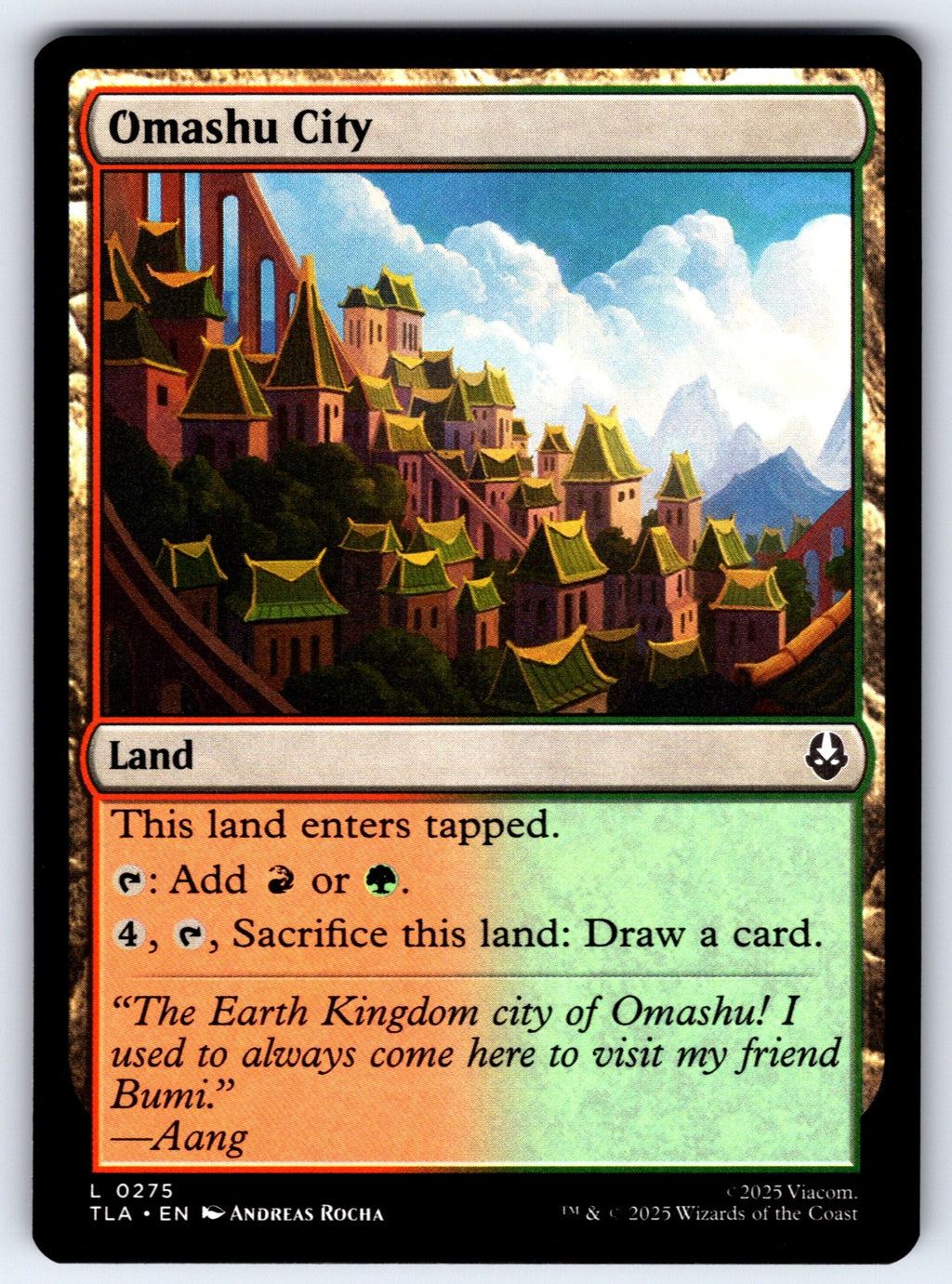 Omashu City L Avatar: The Last Airbender 275 NM 2025