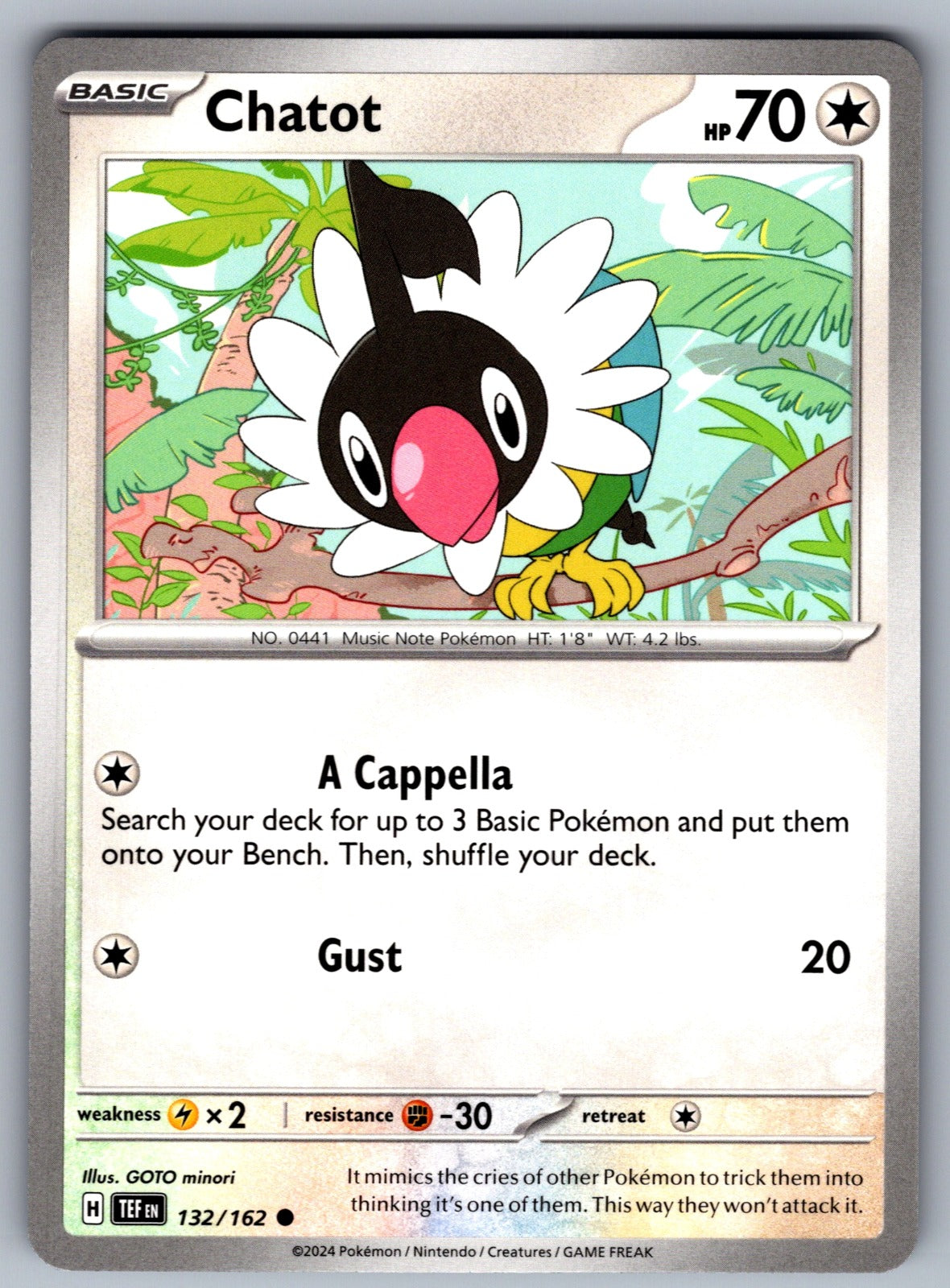 Chatot Common SV05: Temporal Forces 132/162 NM 2024