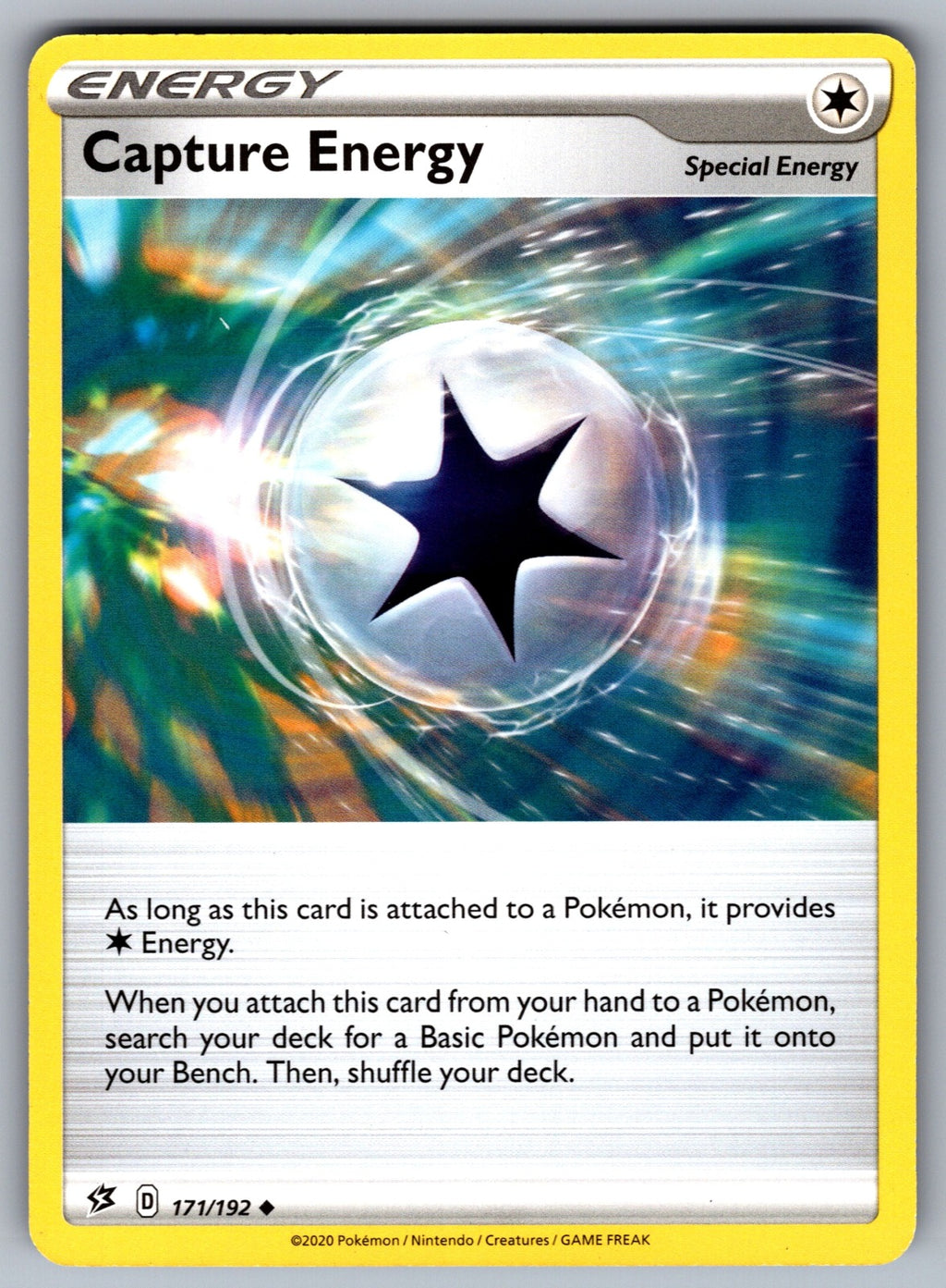 Capture Energy Uncommon SWSH02: Rebel Clash 171/192 NM 2020