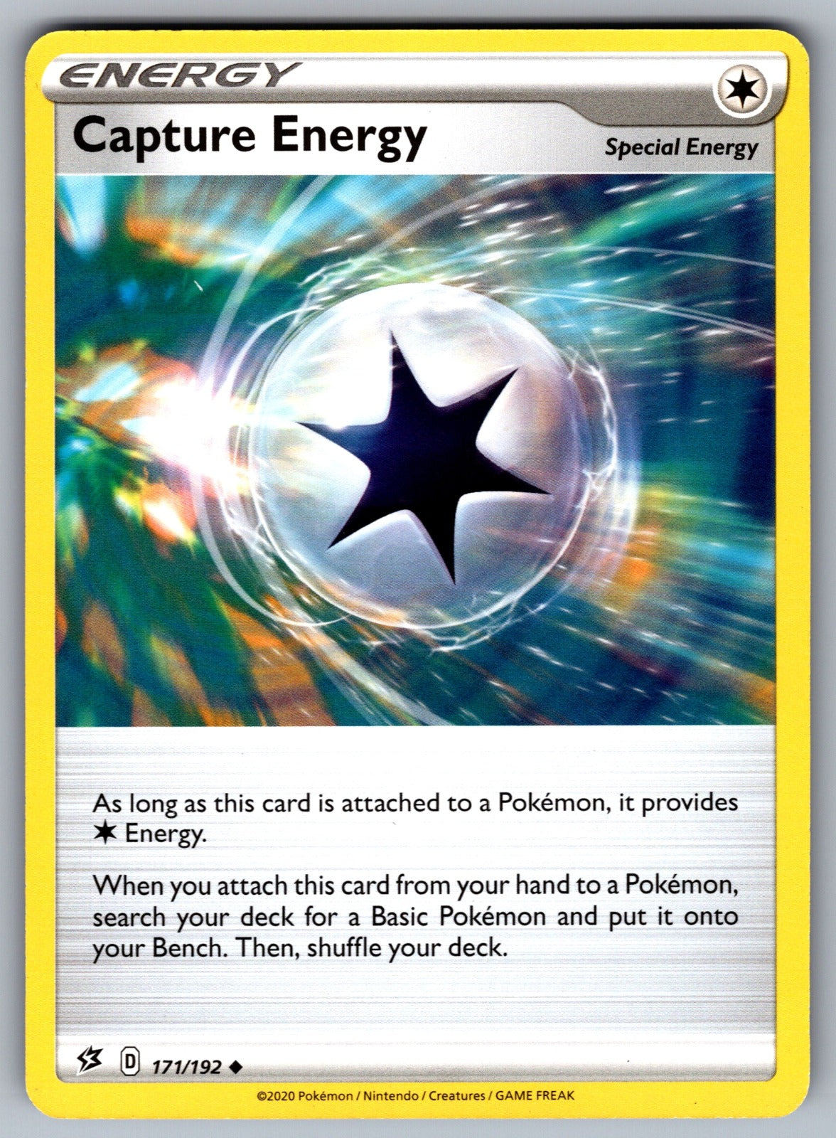 Capture Energy Uncommon SWSH02: Rebel Clash 171/192 NM 2020