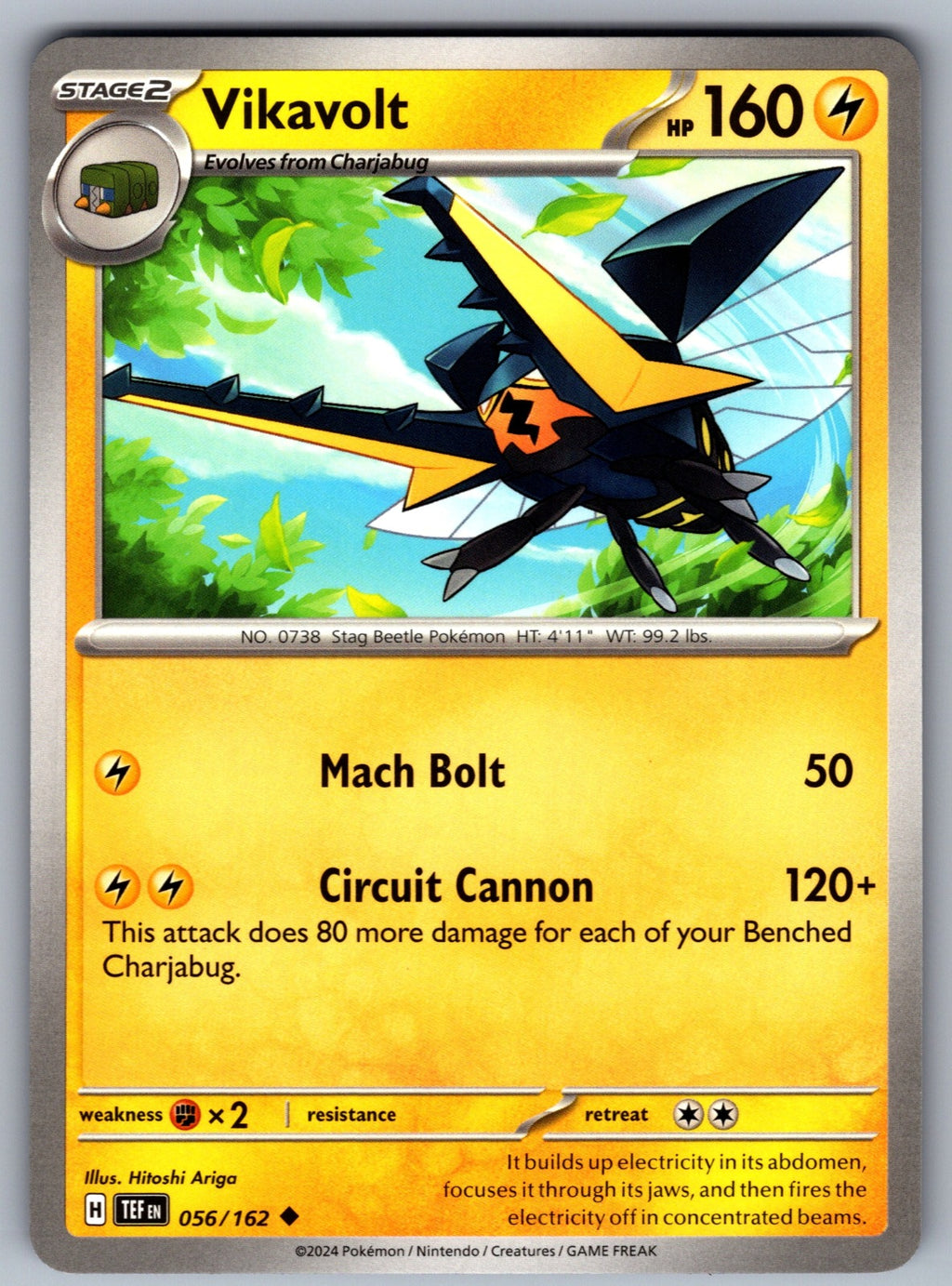 Vikavolt Uncommon SV05: Temporal Forces 056/162 NM 2024