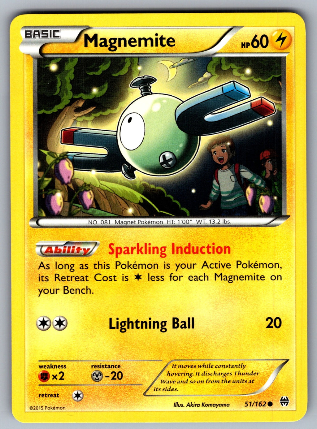 Magnemite (51) Common XY - BREAKthrough 51/162 LP 2015