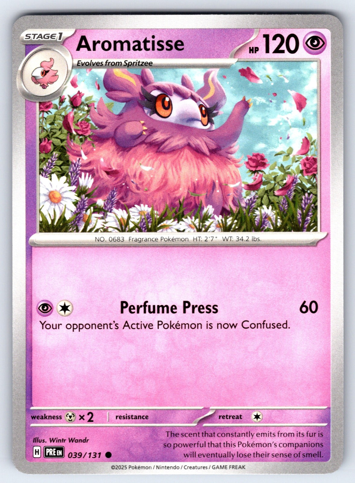 Aromatisse Common SV: Prismatic Evolutions 039/131 NM 2025