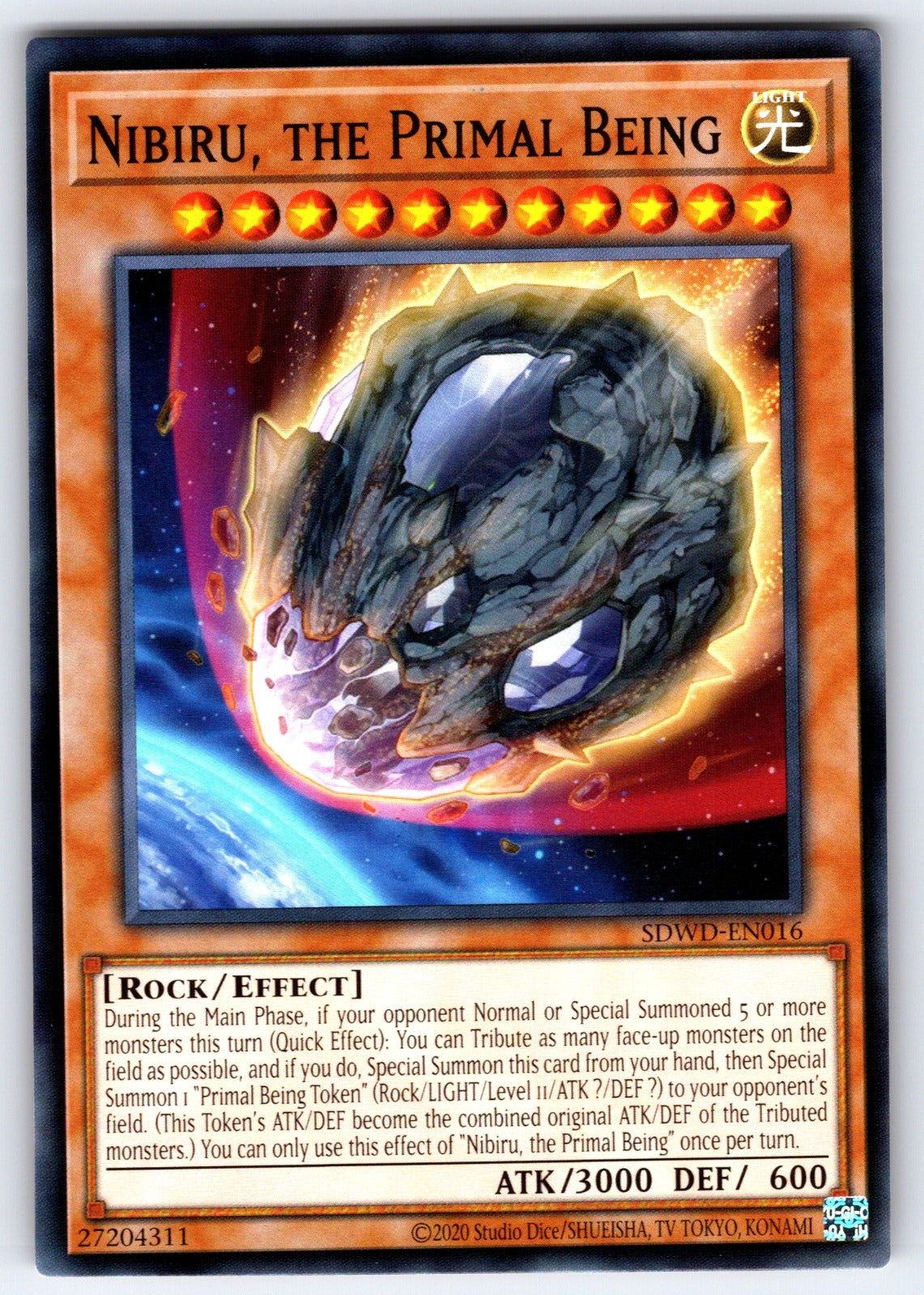 Nibiru, the Primal Being Unlimited Common Structure Deck: Blue-Eyes White Destin
