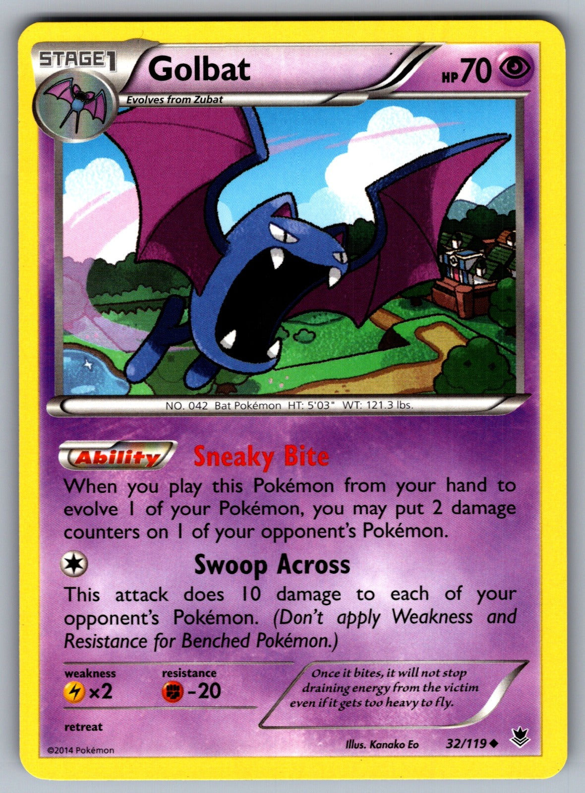 Golbat Uncommon Generations 31/83 LP 2016