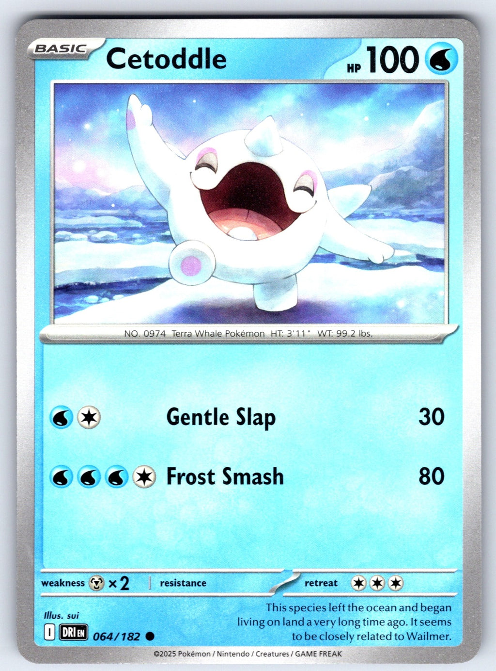Cetoddle Common SV10: Destined Rivals 064/182 NM 2025