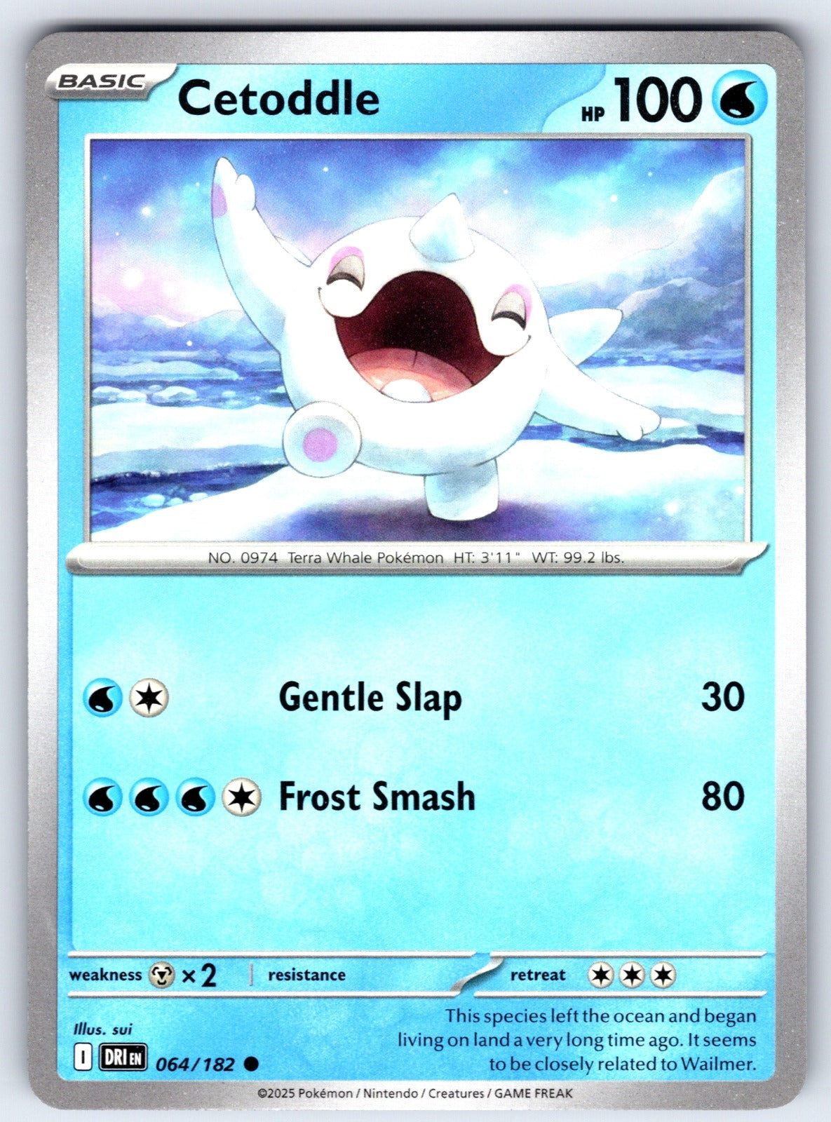 Cetoddle Common SV10: Destined Rivals 064/182 NM 2025