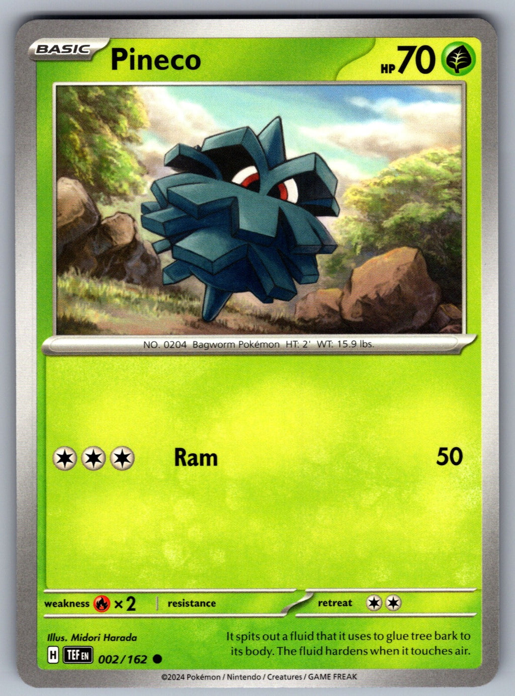 Pineco Common SV05: Temporal Forces 002/162 NM 2024