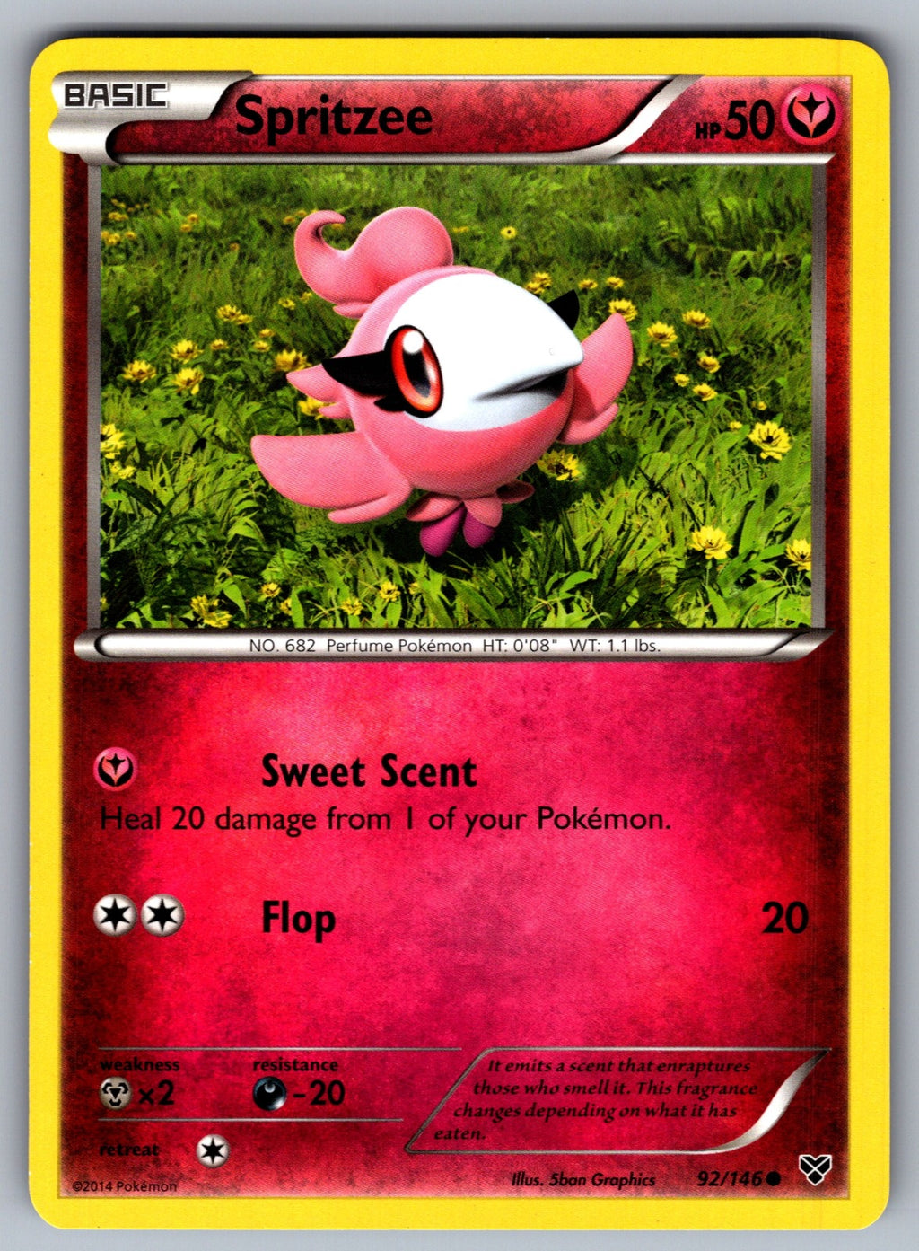 Spritzee Common XY Base Set 92/146 LP 2014