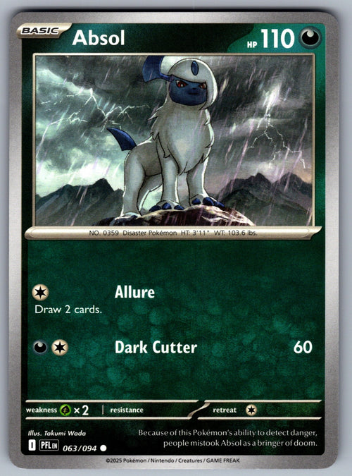 Absol Common ME02: Phantasmal Flames 063/094 NM 2025