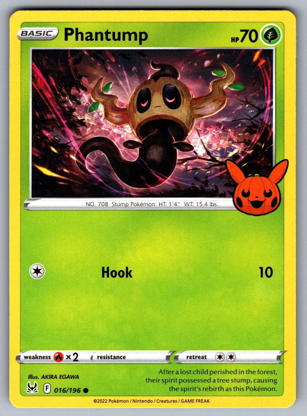 Phantump Common Trick or Trade BOOster Bundle 2023 016/196 NM 2023