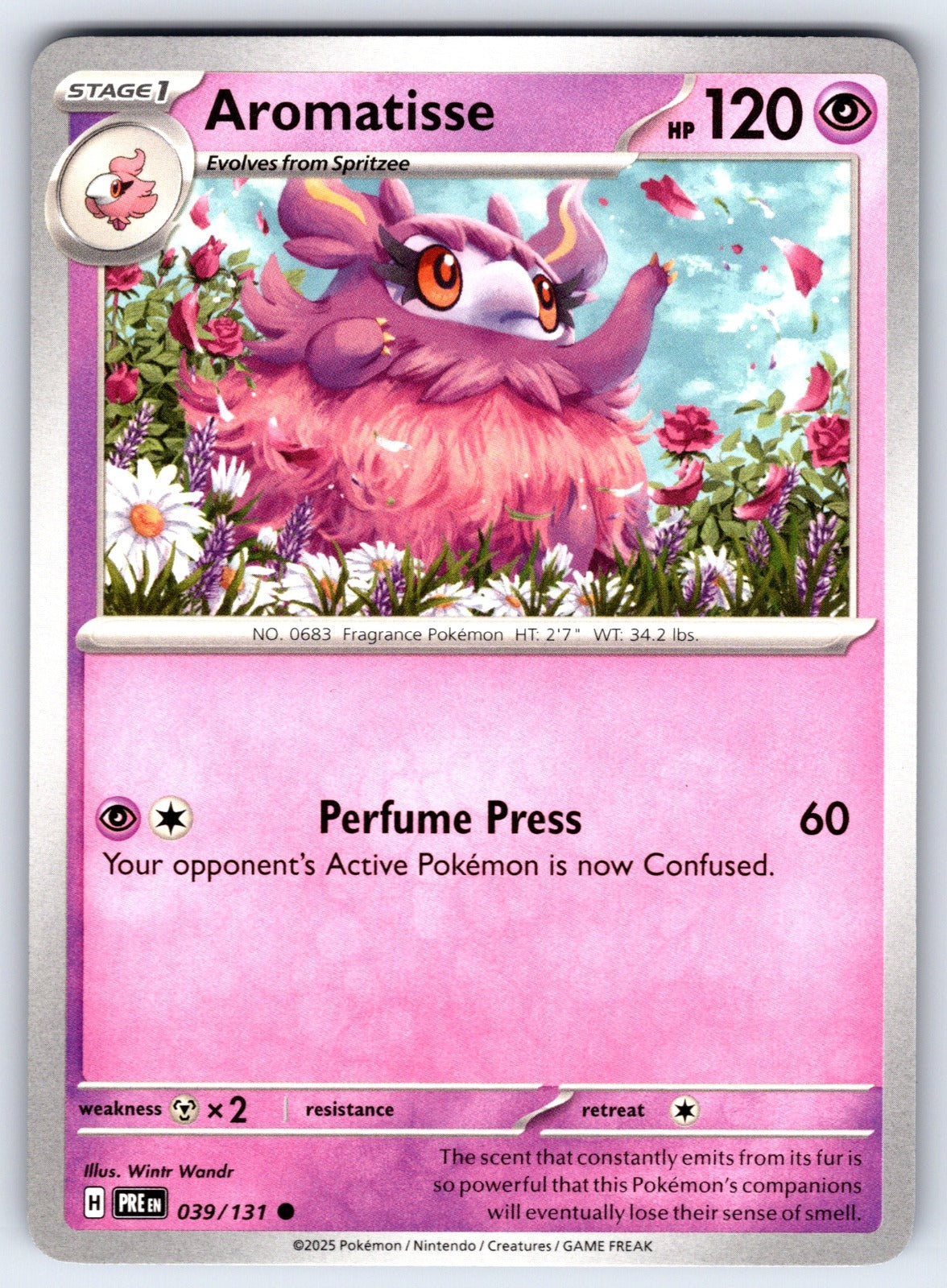 Aromatisse Common SV: Prismatic Evolutions 039/131 NM 2025