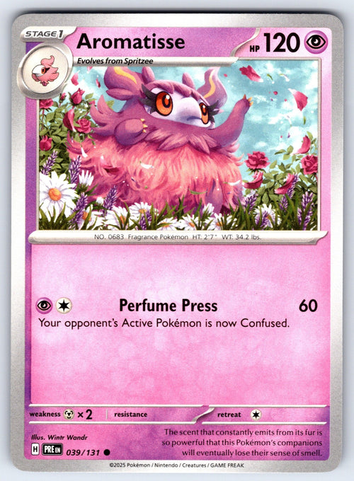 Aromatisse Common SV: Prismatic Evolutions 039/131 NM 2025