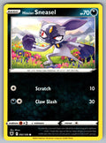 Hisuian Sneasel Common SWSH10: Astral Radiance 092/189 NM 2022