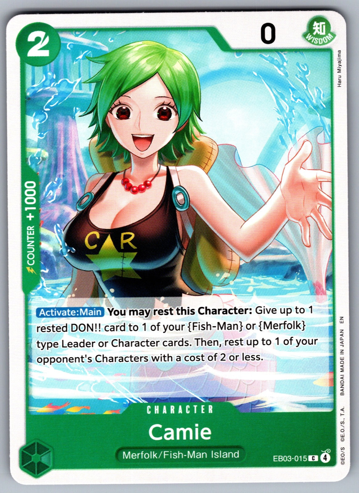 Camie C Extra Booster: One Piece Heroines Edition EB03-015 NM 2026