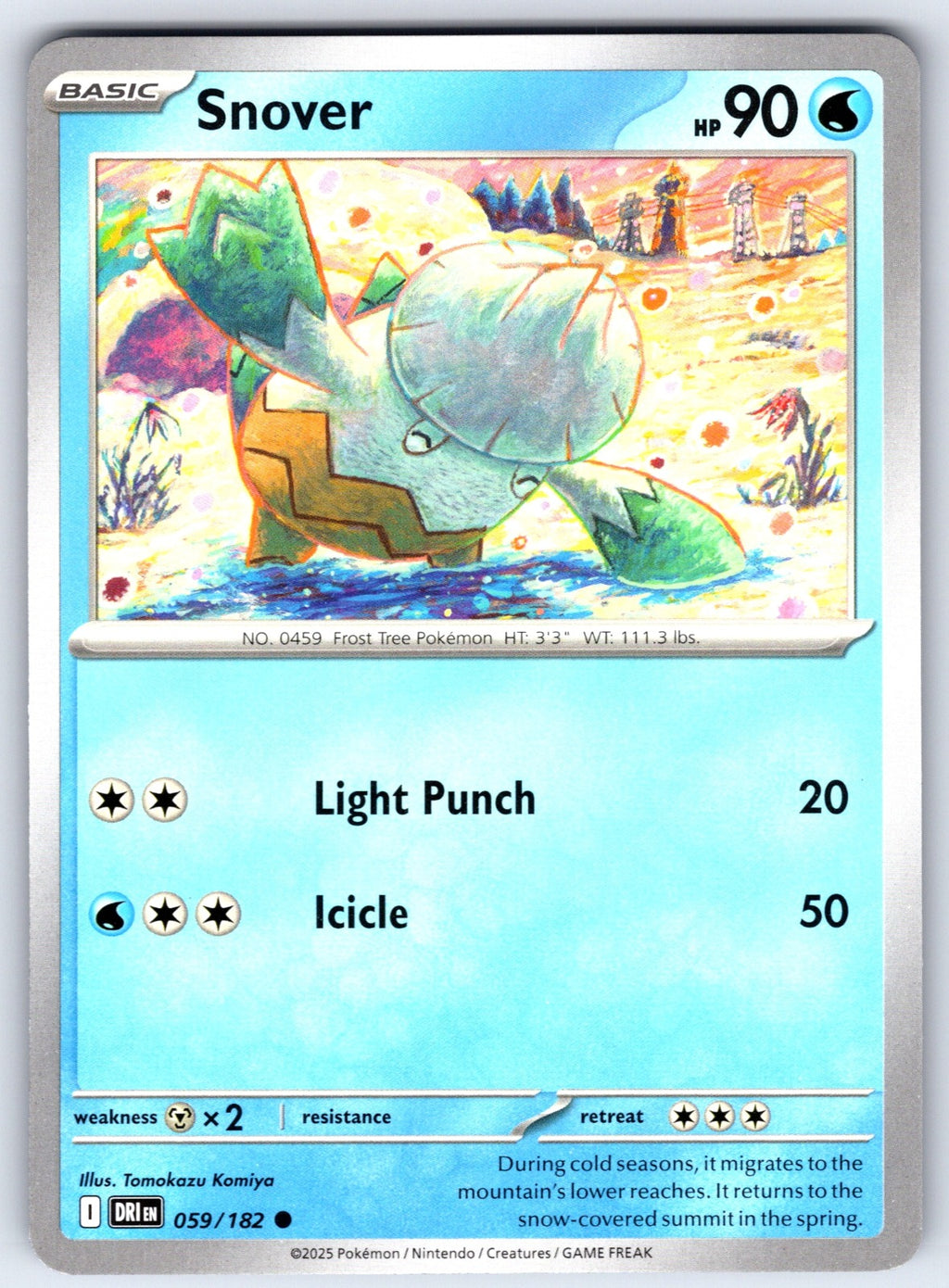 Snover Common SV10: Destined Rivals 059/182 NM 2025
