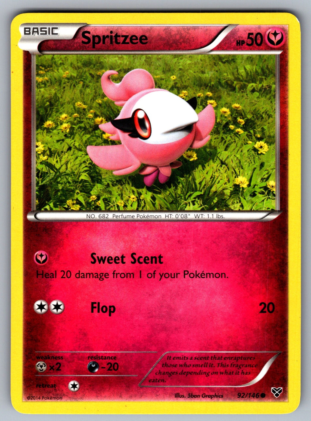 Spritzee Common XY Base Set 92/146 LP 2014