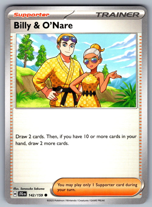 Billy & O'Nare Common SV09: Journey Together 142/159 NM 2025