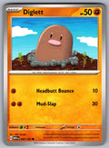 Diglett Common SV: Scarlet & Violet 151 050/165 NM 2023