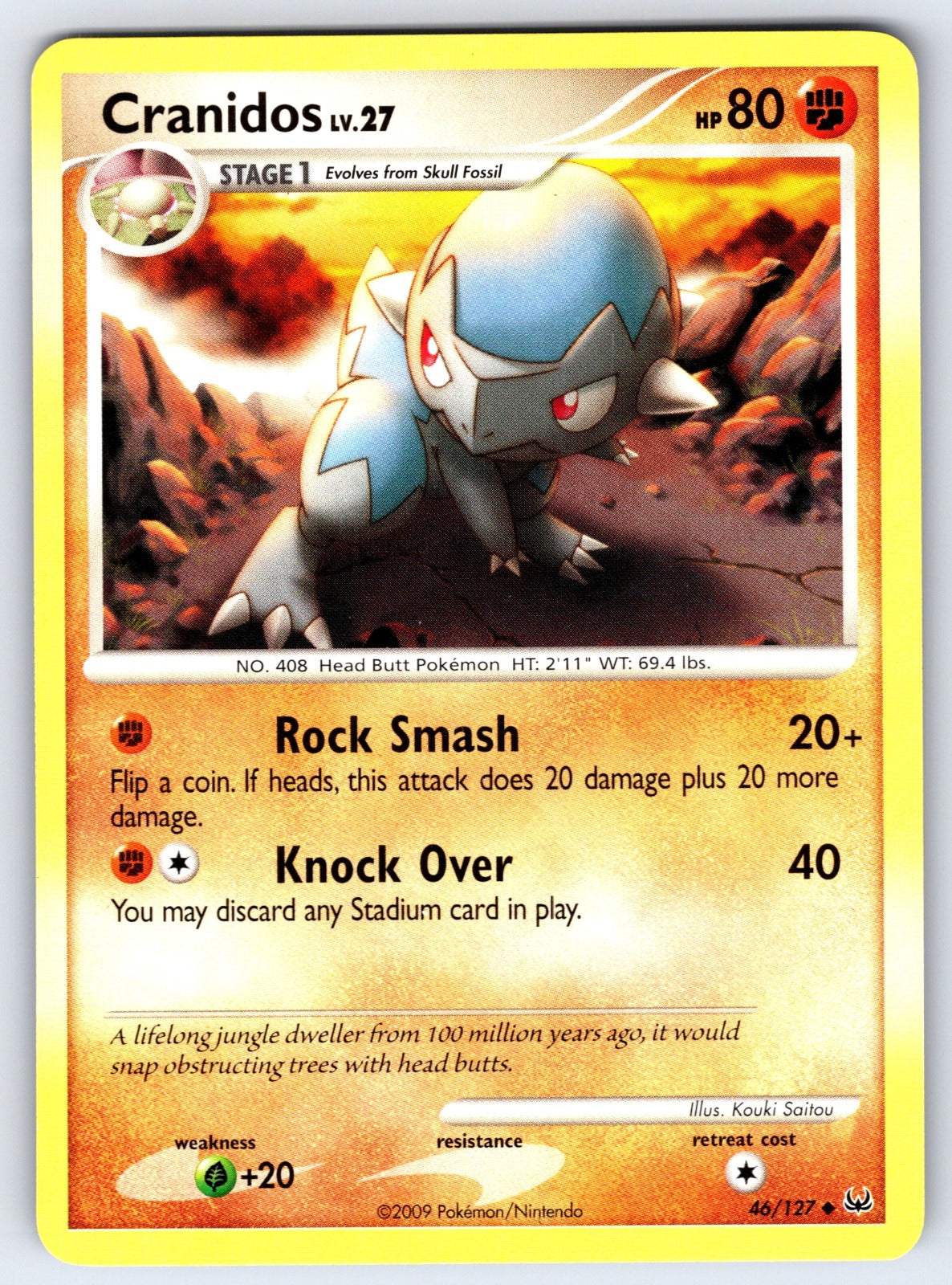 Cranidos Uncommon Platinum 46/127 LP 2009