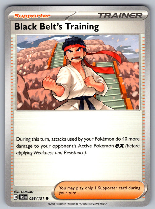 Black Belt's Training Common SV: Prismatic Evolutions 098/131 NM 2025