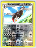 Staraptor Reverse Holo Rare SWSH09: Brilliant Stars 119/172 NM 2022