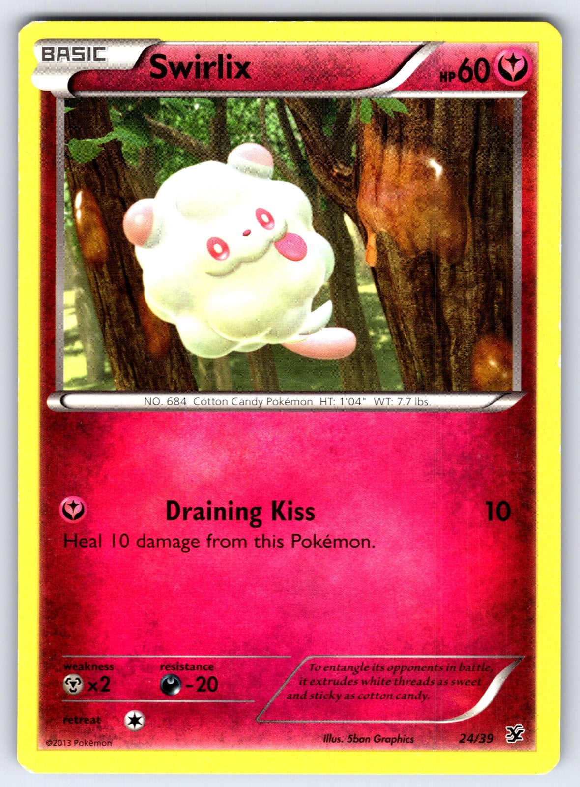 Swirlix Common Kalos Starter Set 24/39 LP 2013