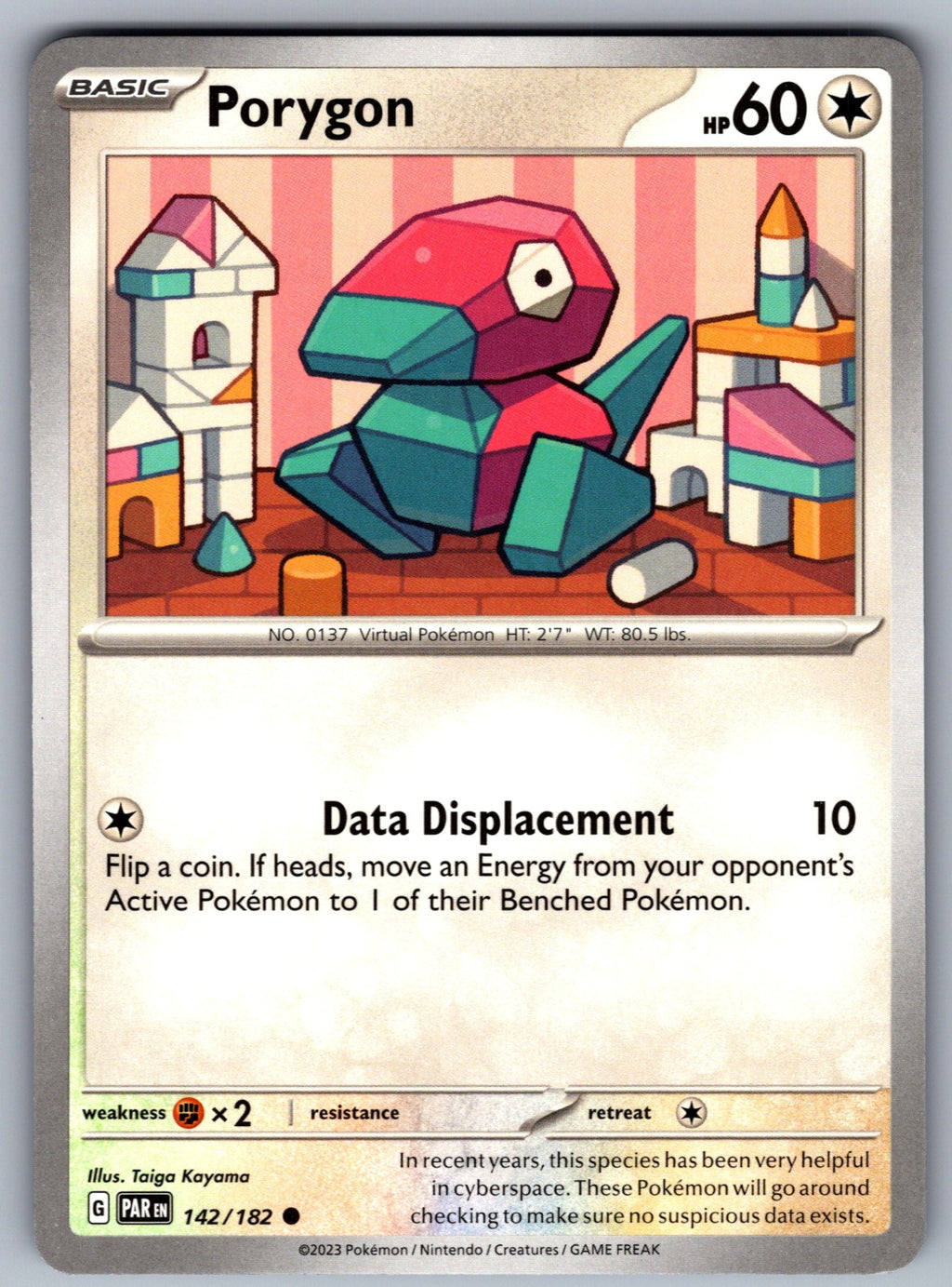 Porygon Common SV04: Paradox Rift 142/182 NM 2023