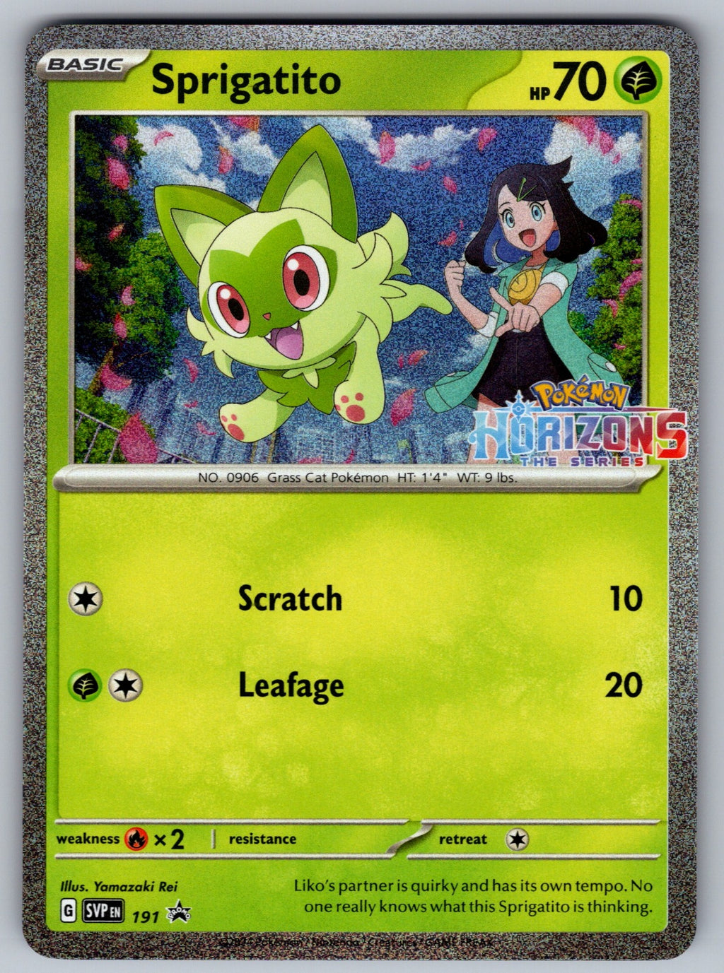Sprigatito Holo Promo SV: Scarlet & Violet Promo Cards 191 NM 2023