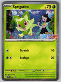 Sprigatito Holo Promo SV: Scarlet & Violet Promo Cards 191 NM 2023