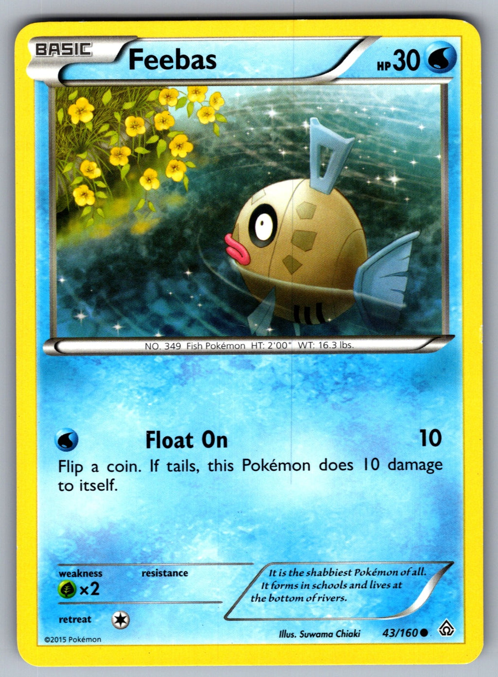 Feebas Common XY - Primal Clash 43/160 LP 2015