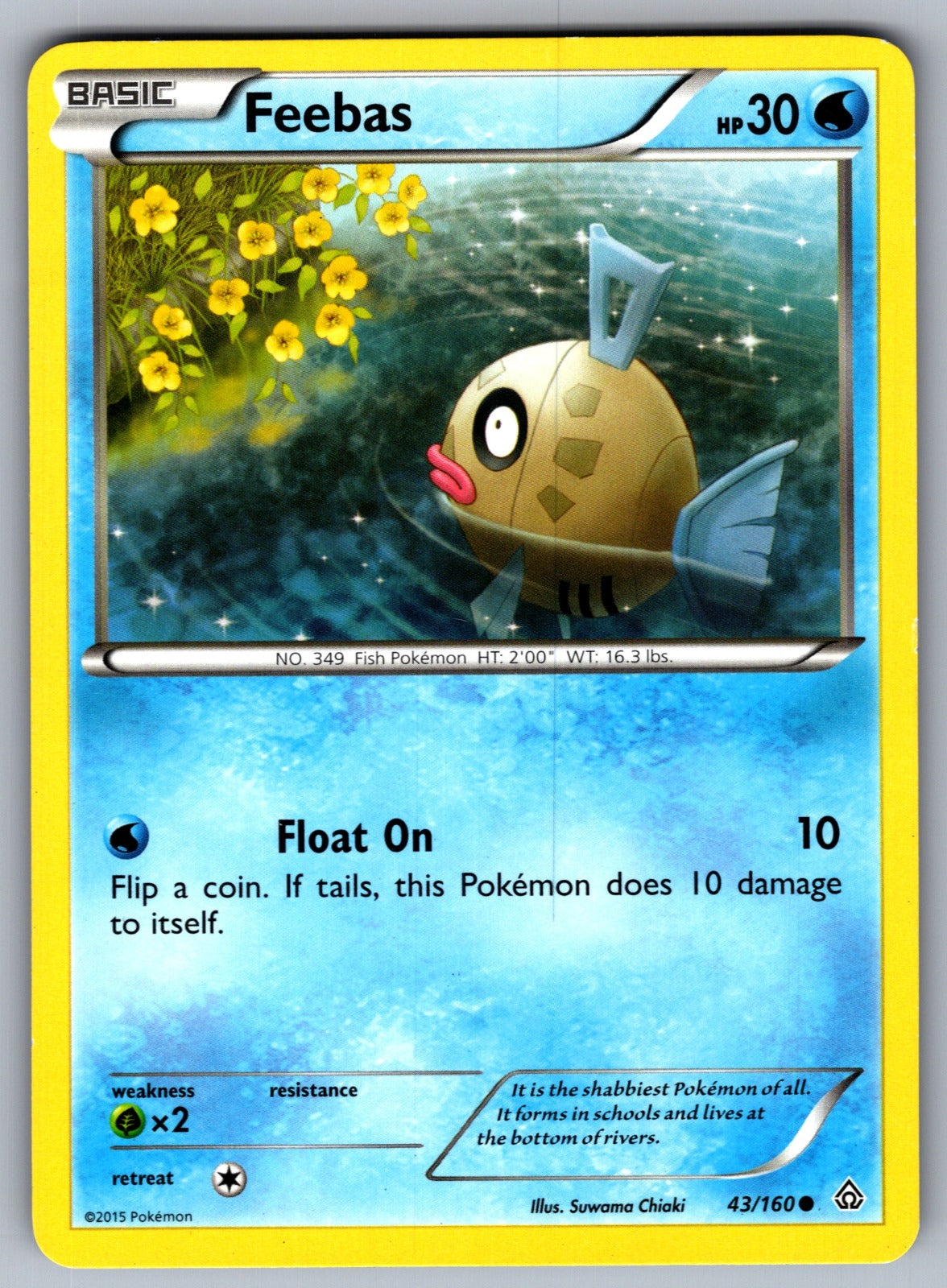 Feebas Common XY - Primal Clash 43/160 LP 2015