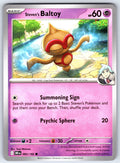 Steven's Baltoy Common SV10: Destined Rivals 083/182 NM 2025
