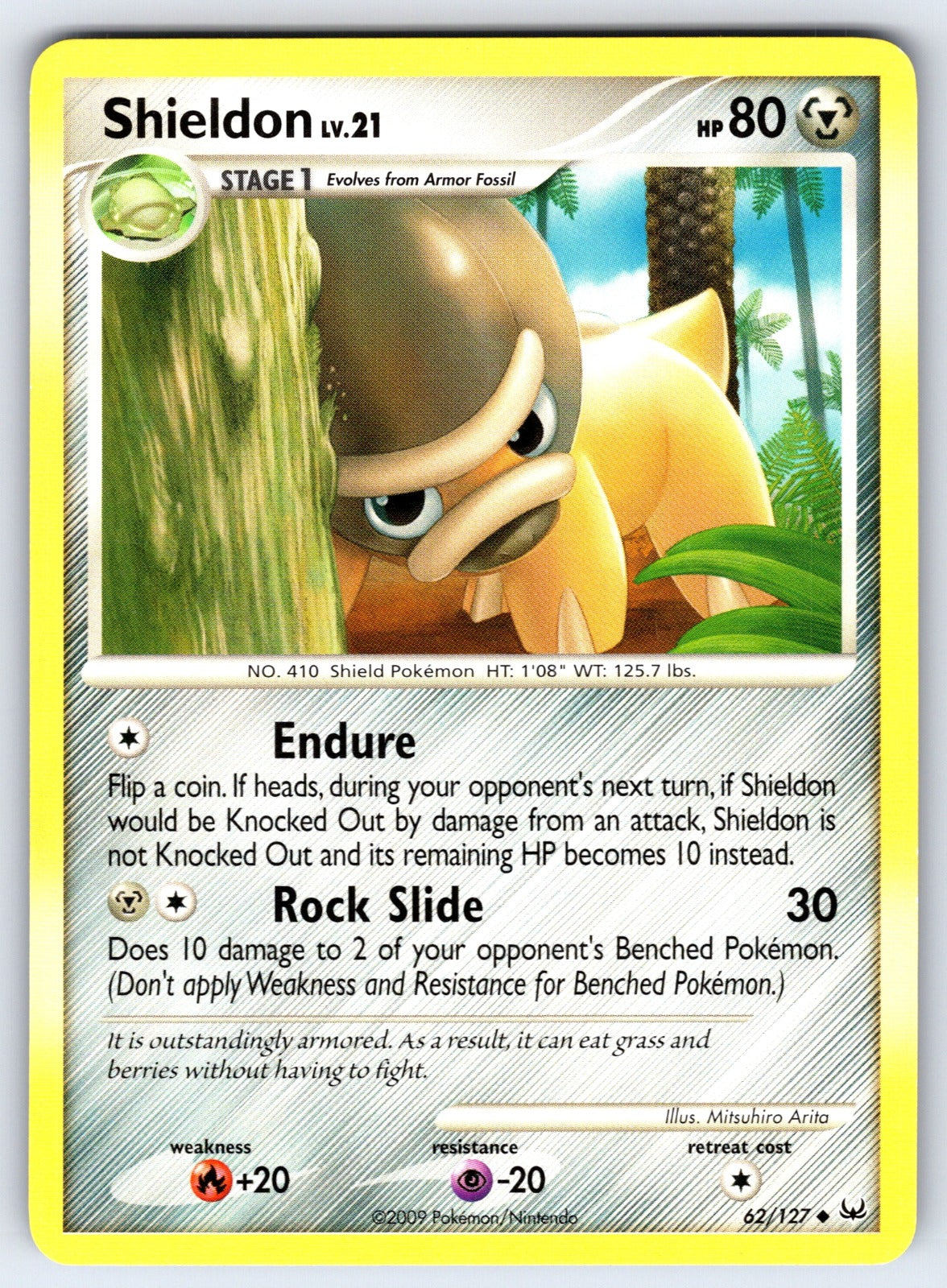 Shieldon Uncommon Platinum 62/127 LP 2009