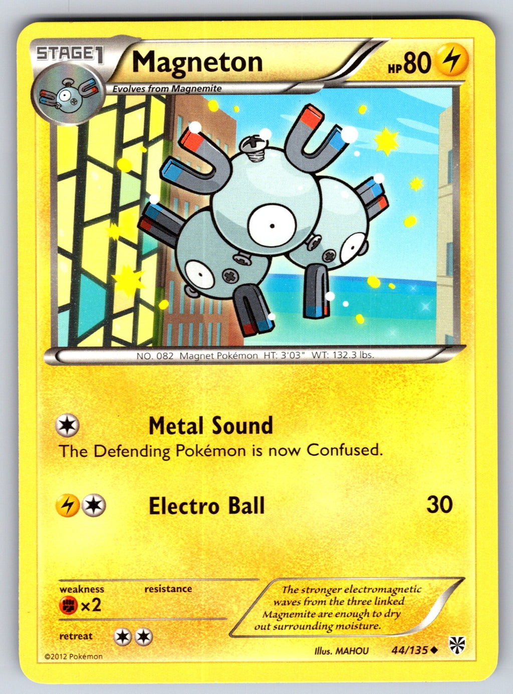 Magneton (44) Uncommon Plasma Storm 44/135 LP 2013