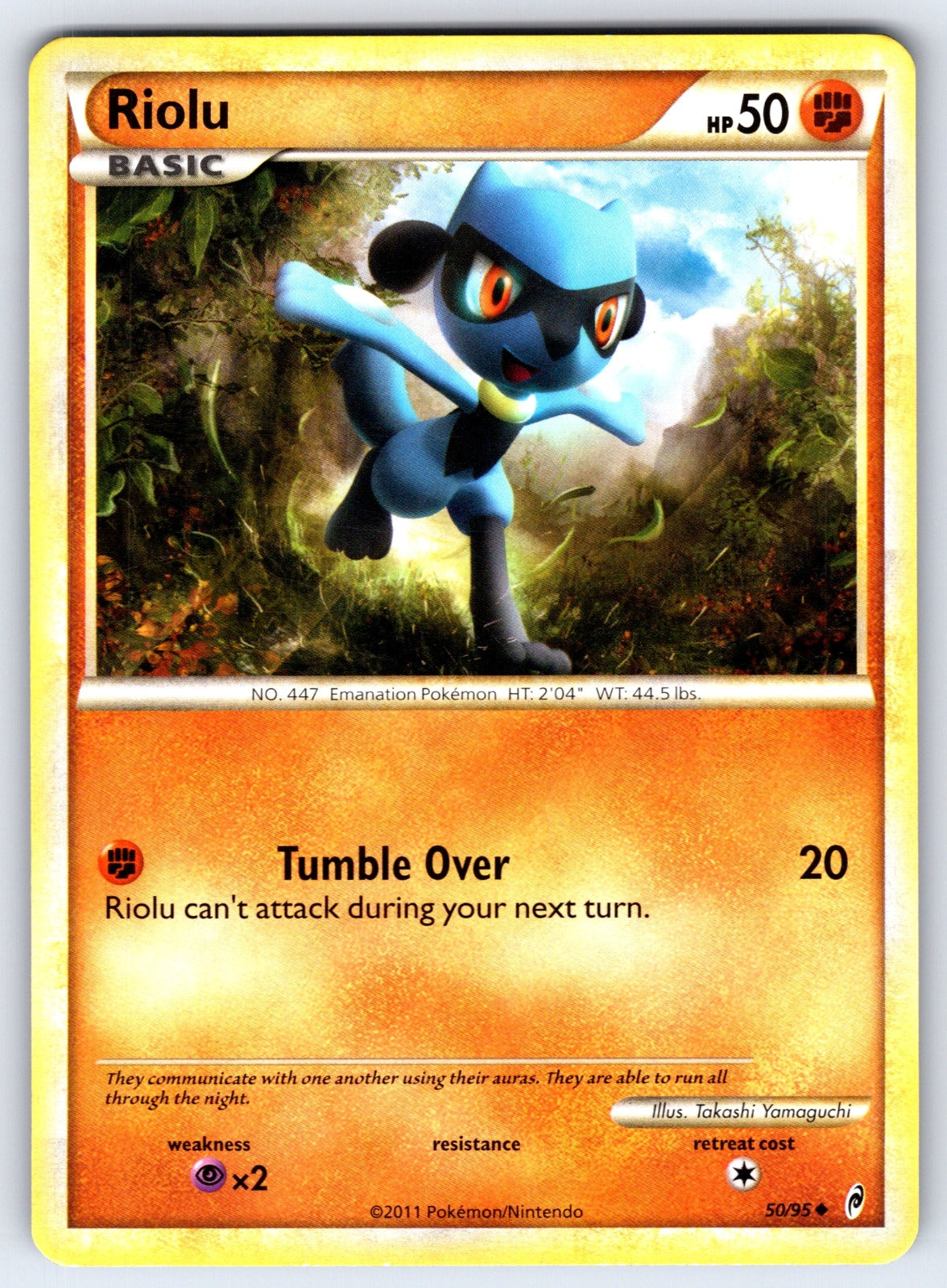 Riolu Uncommon Call of Legends 50/95 LP 2011