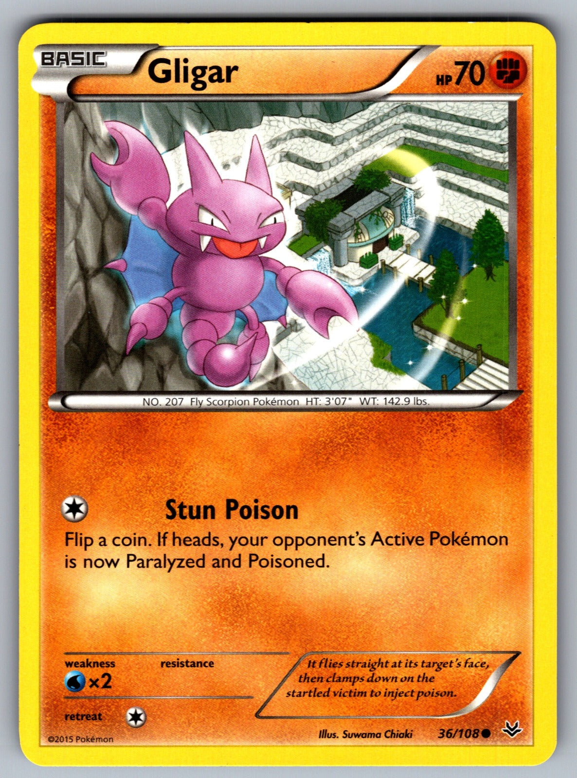 Gligar Common XY - Roaring Skies 36/108 LP 2015