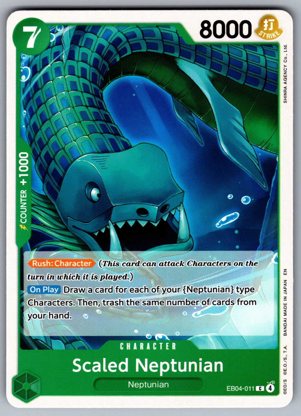 Scaled Neptunian C The Azure Sea's Seven EB04-011 NM 2026