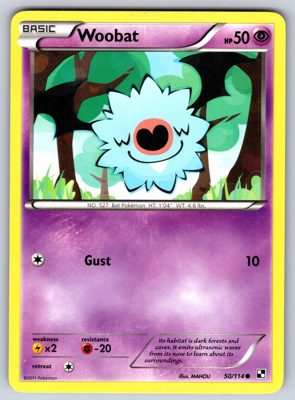 Woobat Common Black and White 50/114 LP 2011