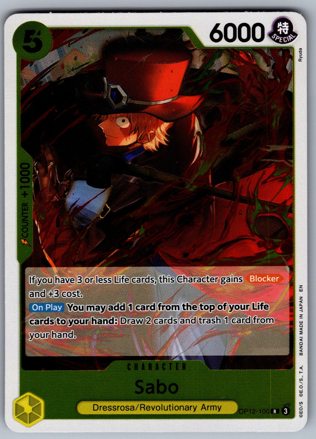 Sabo Foil R Legacy of the Master OP12-100 NM 2025