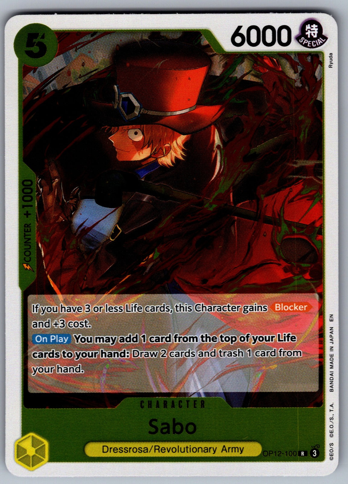 Sabo Foil R Legacy of the Master OP12-100 NM 2025
