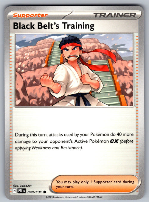 Black Belt's Training Common SV: Prismatic Evolutions 098/131 NM 2025