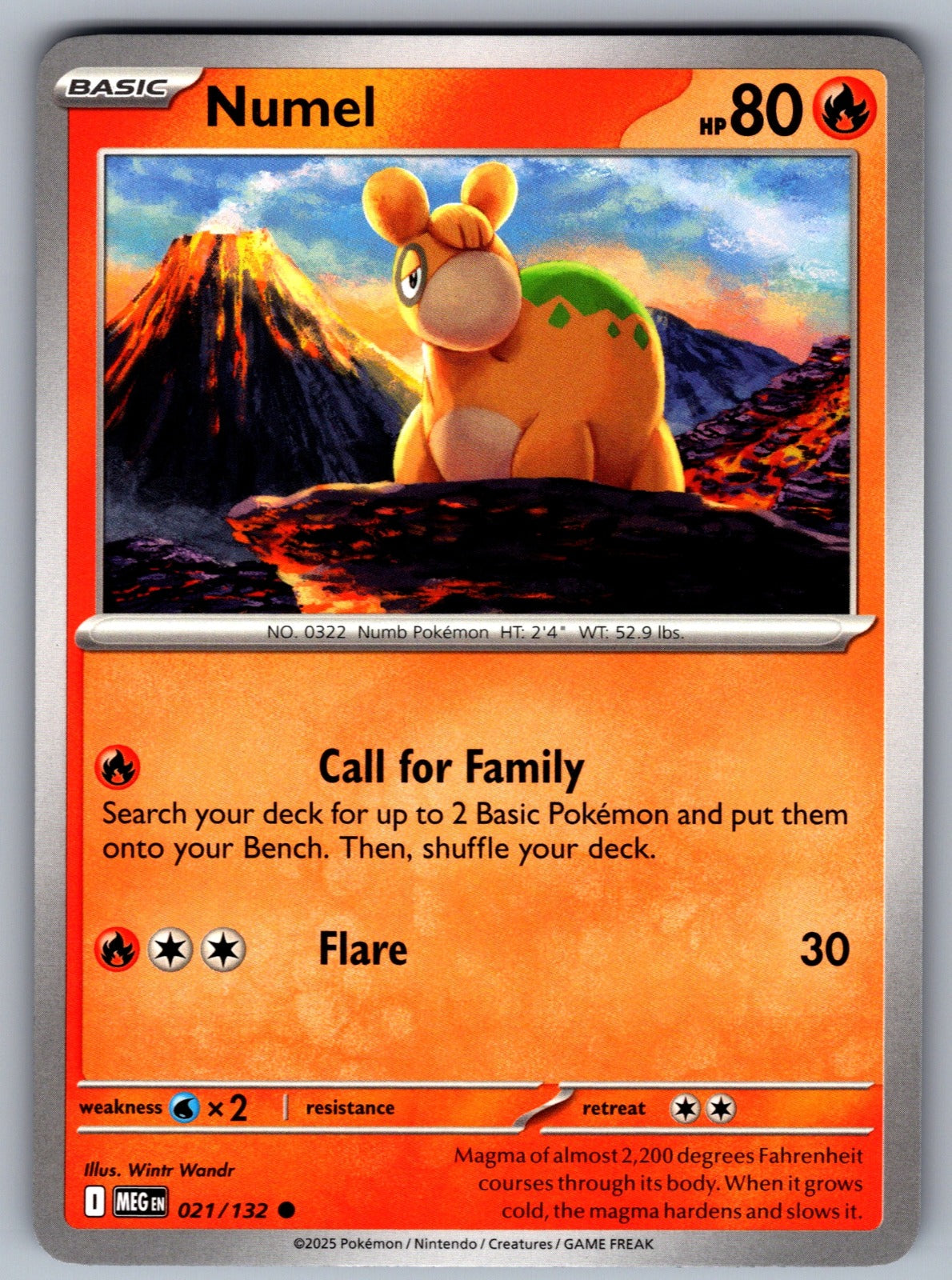 Numel Common ME01: Mega Evolution 021/132 NM 2025