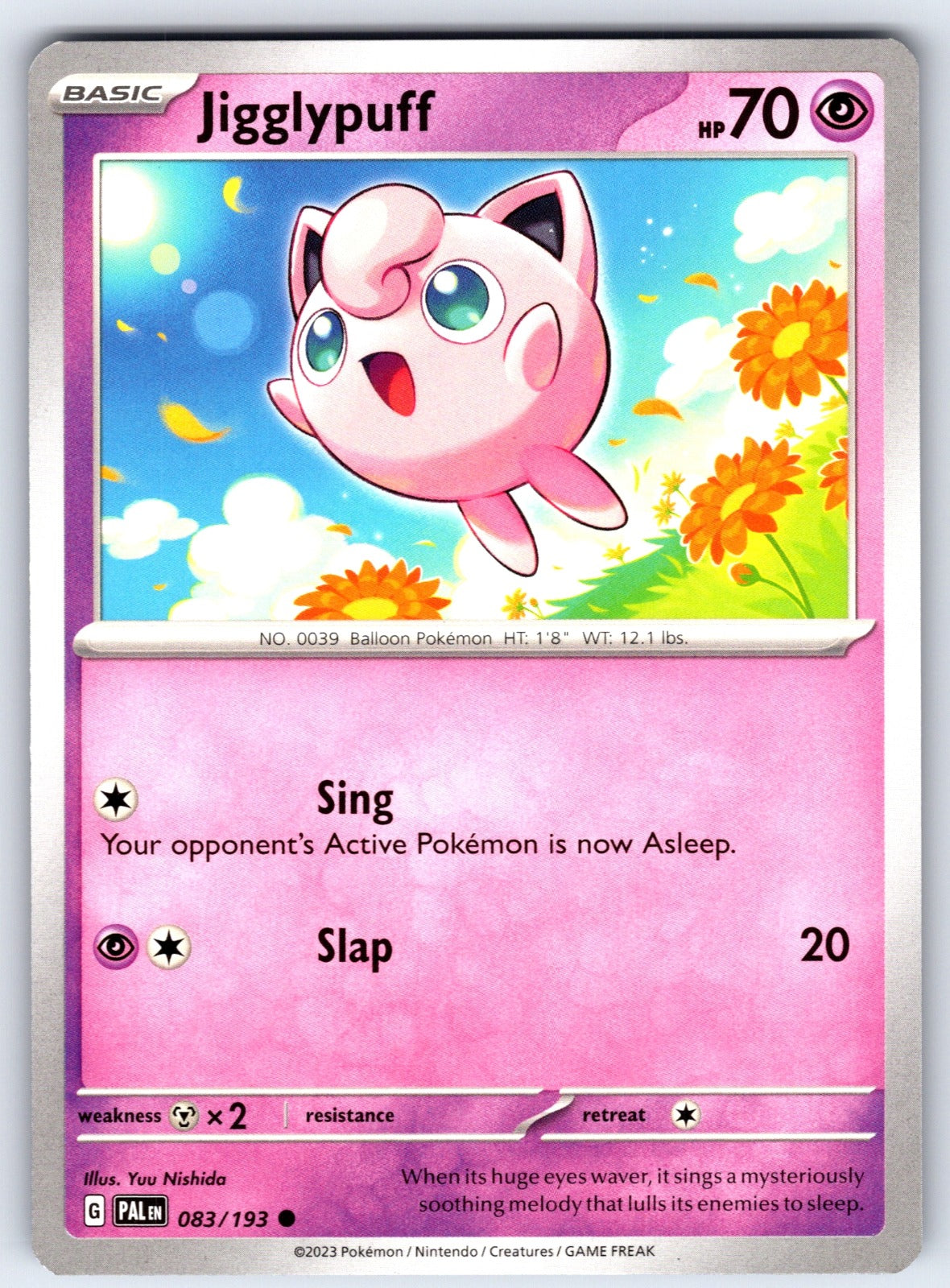 Jigglypuff Common SV02: Paldea Evolved 083/193 LP 2023