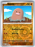 Diglett Reverse Holo Common SV: Scarlet & Violet 151 050/165 NM 2023