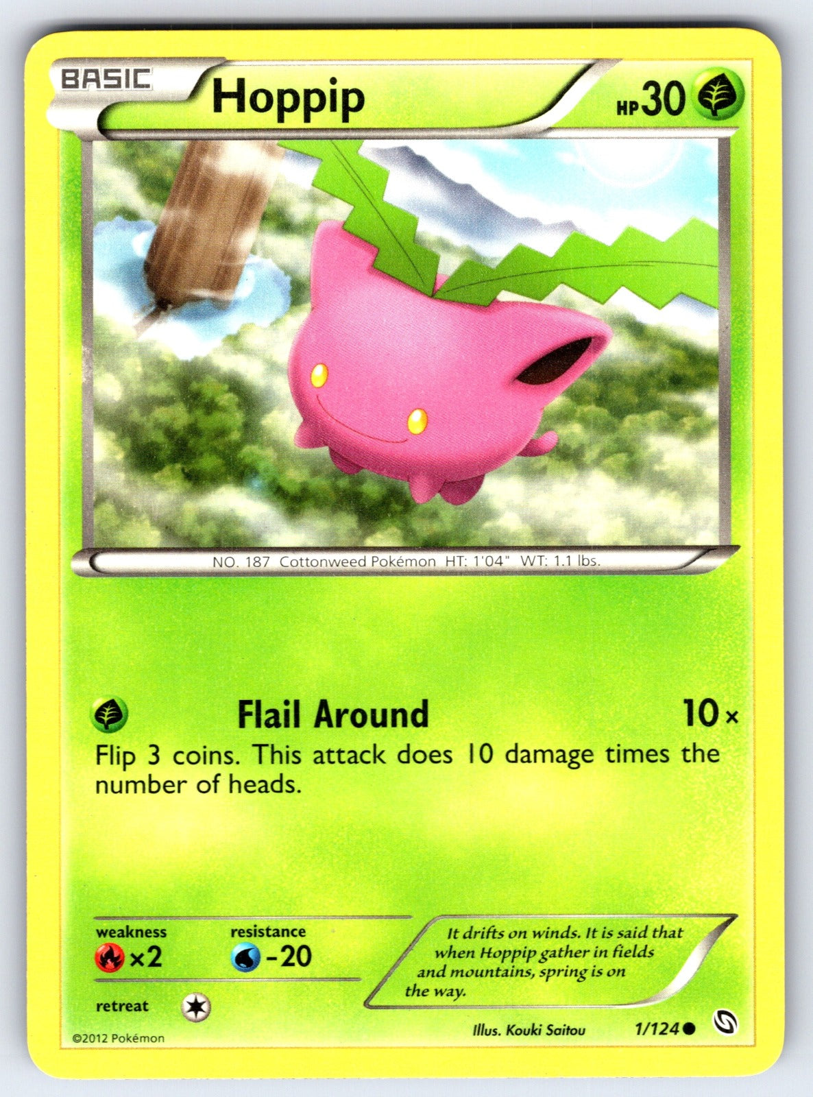 Hoppip Common Dragons Exalted 1/124 LP 2012
