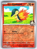 Ethan's Cyndaquil Reverse Holo Common SV10: Destined Rivals 032/182 NM 2025